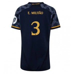 Real Madrid Eder Militao #3 Bortatröja Dam 2023-24 Kortärmad